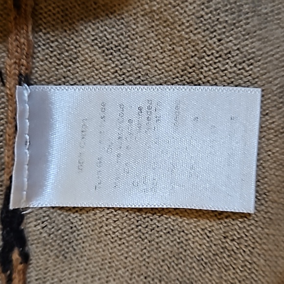 Talbots size LP open cardigan cheetah print black, brown, and beige. - Picture 4 of 7